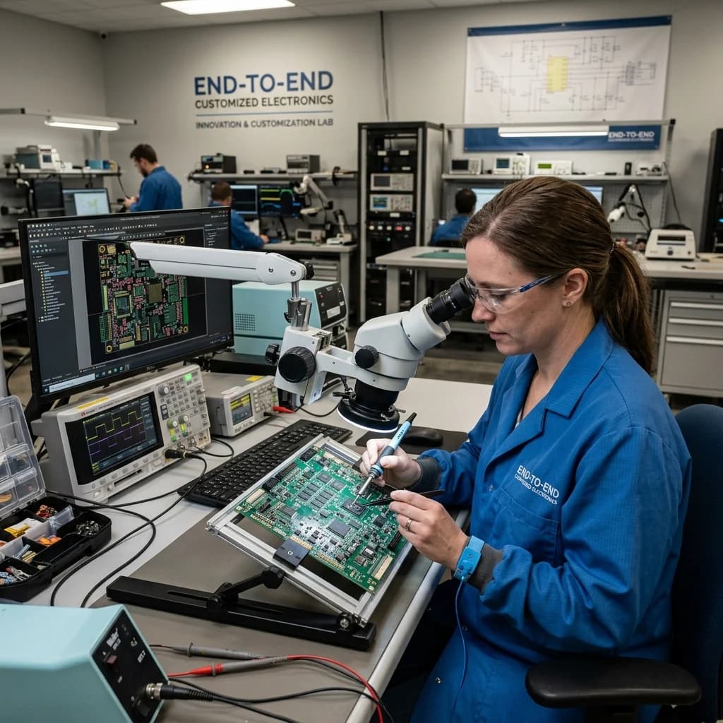 End-to-End Customized Electronics